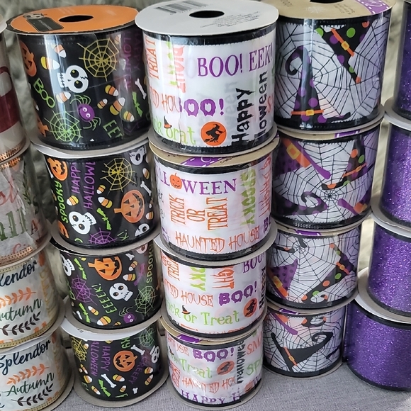 Fall And Halloween Ribbon Set - Multicolor - Picture 5 of 11